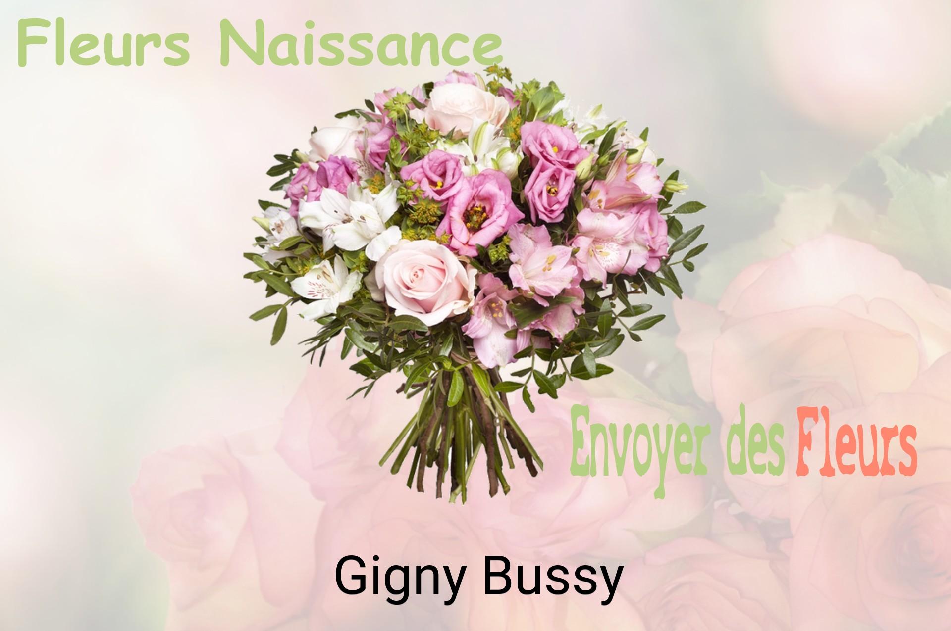 Bouquet de fleurs de naissance livré à Gigny-Bussy